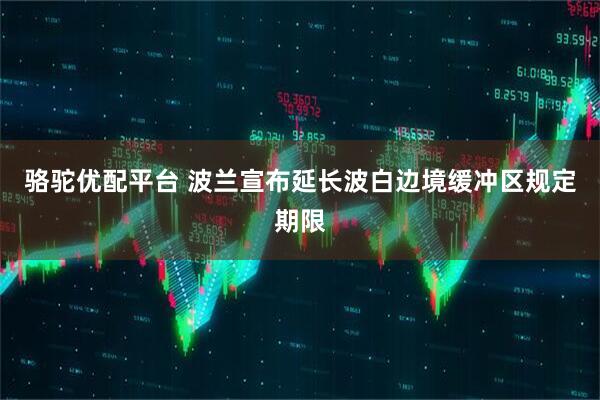 骆驼优配平台 波兰宣布延长波白边境缓冲区规定期限